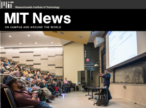 Screenshot from MIT News | Around Campus webpage. 
