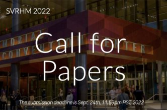 Text of "SVRHM 2022 Call for Papers - The submission deadline is Sept. 24th, 11.59pm PST, 2022.