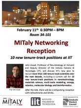 MITaly Networking Reception MITaly Networking Reception