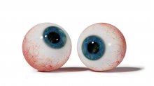 a pair of human eyeballs
