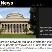 Screenshot of MIT News website