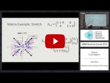 Embedded thumbnail for Tutorial: Linear Algebra 
