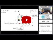 Embedded thumbnail for Introduction to transformer architecture and discussion