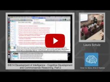 Embedded thumbnail for Laura Schulz: Cognitive Development and Commonsense Reasoning, Part 2, and Joshua Tenenbaum: Machine vs. Human Learning and Development of Intuitive Physics