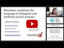 Embedded thumbnail for Boundary conditions for language in biological and artificial neural systems